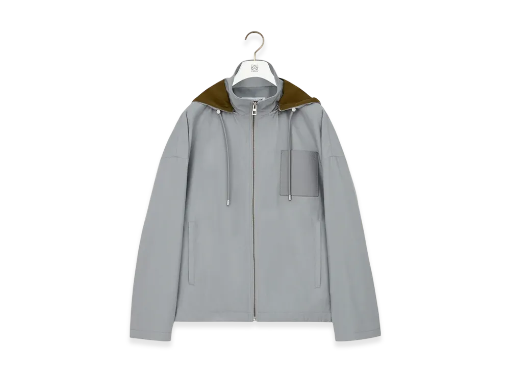 LOEWE Hooded Jacket "Light Grey"