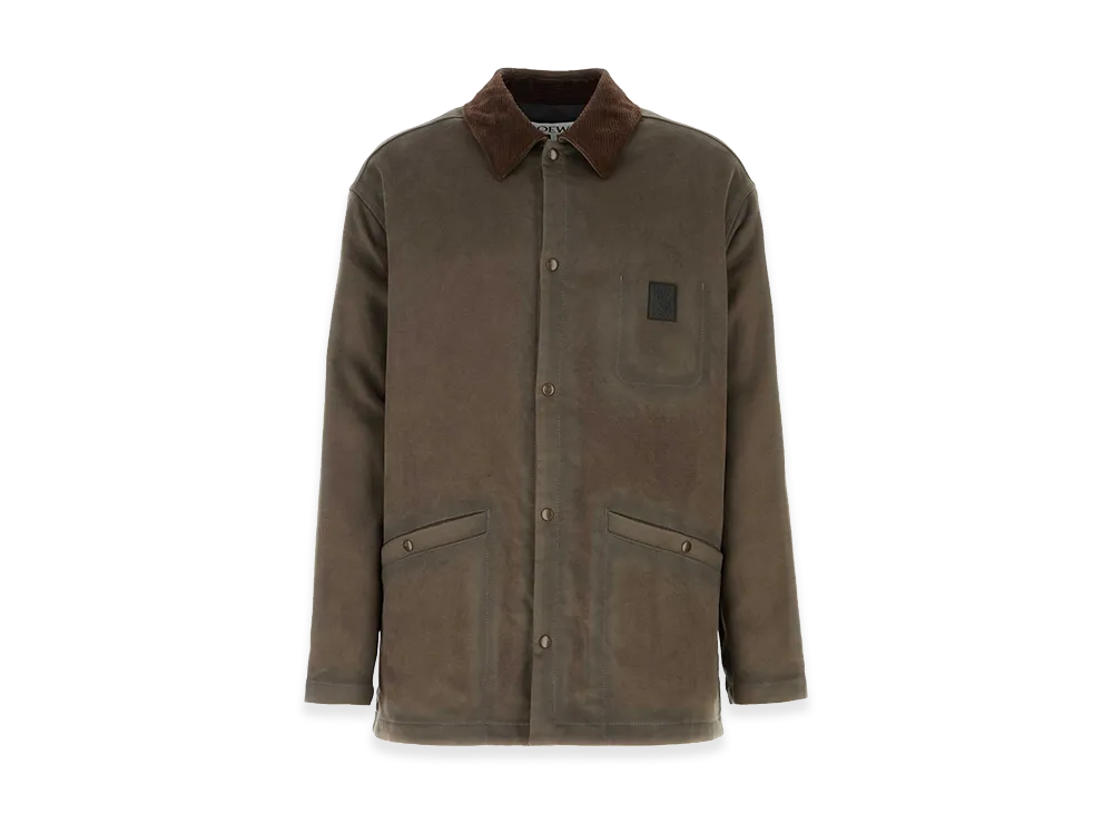 LOEWE Viscose Blend Jacket "Khaki"