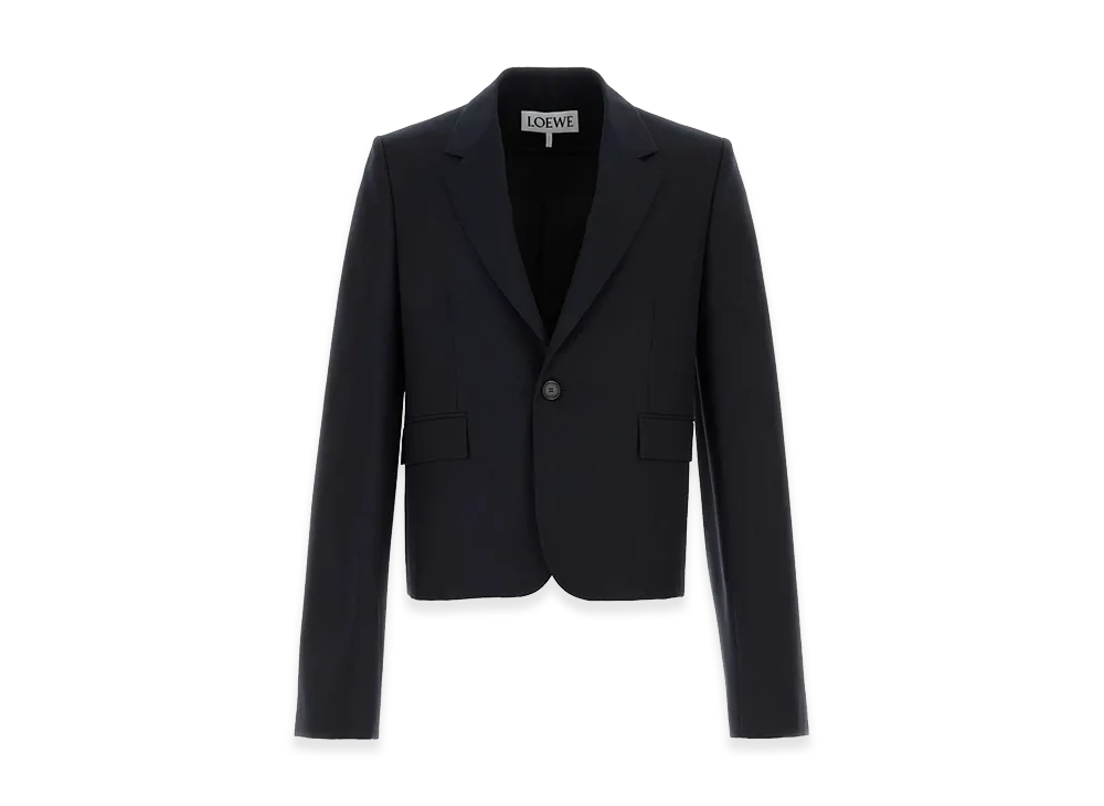 LOEWE Midnight Blue Wool Blazer "Blue"