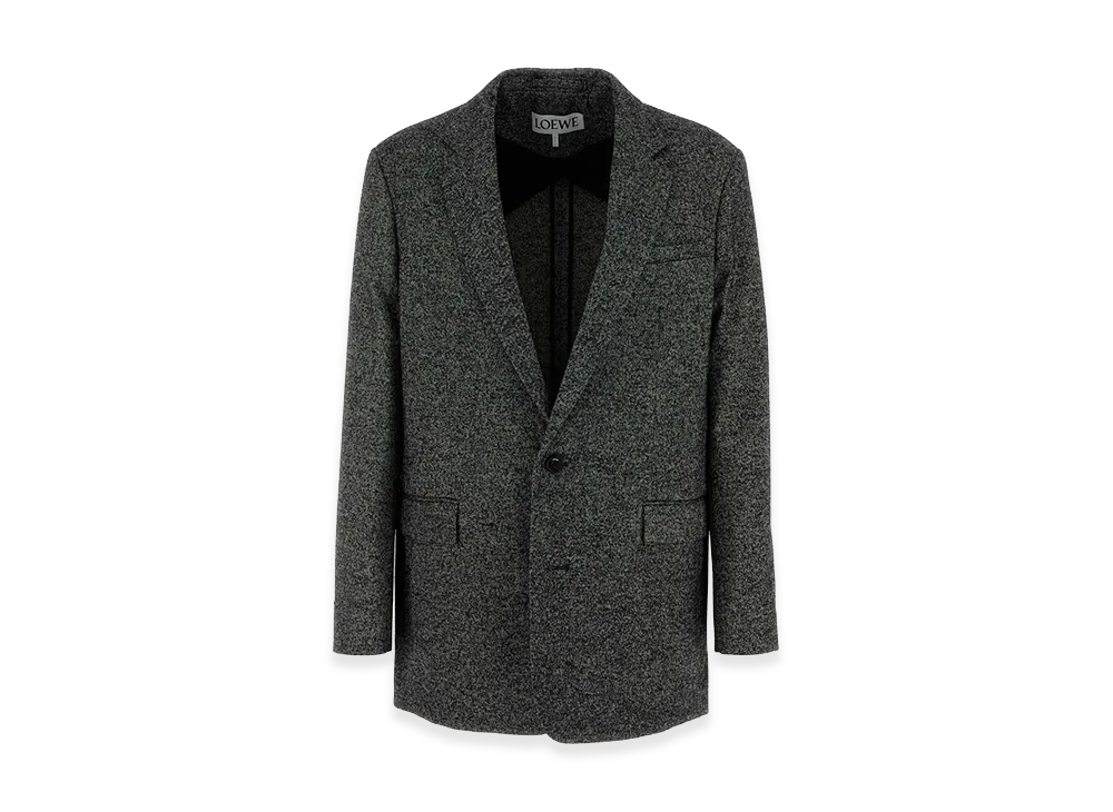 LOEWE Two-Tone Wool Blend Blazer "Multicoloured"