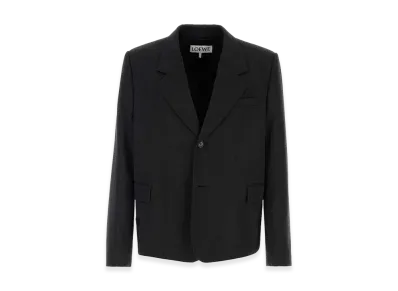 LOEWE Charcoal Wool Blazer "Grey"