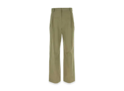 LOEWE Army Green Cotton Pant "Green"