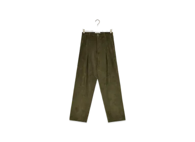 LOEWE Low-Crotch Trousers "Khaki Green"