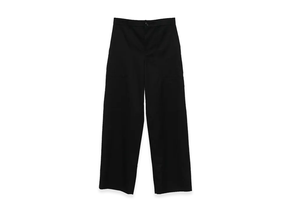 LOEWE Cotton And Silk Cargo Pants "Black"