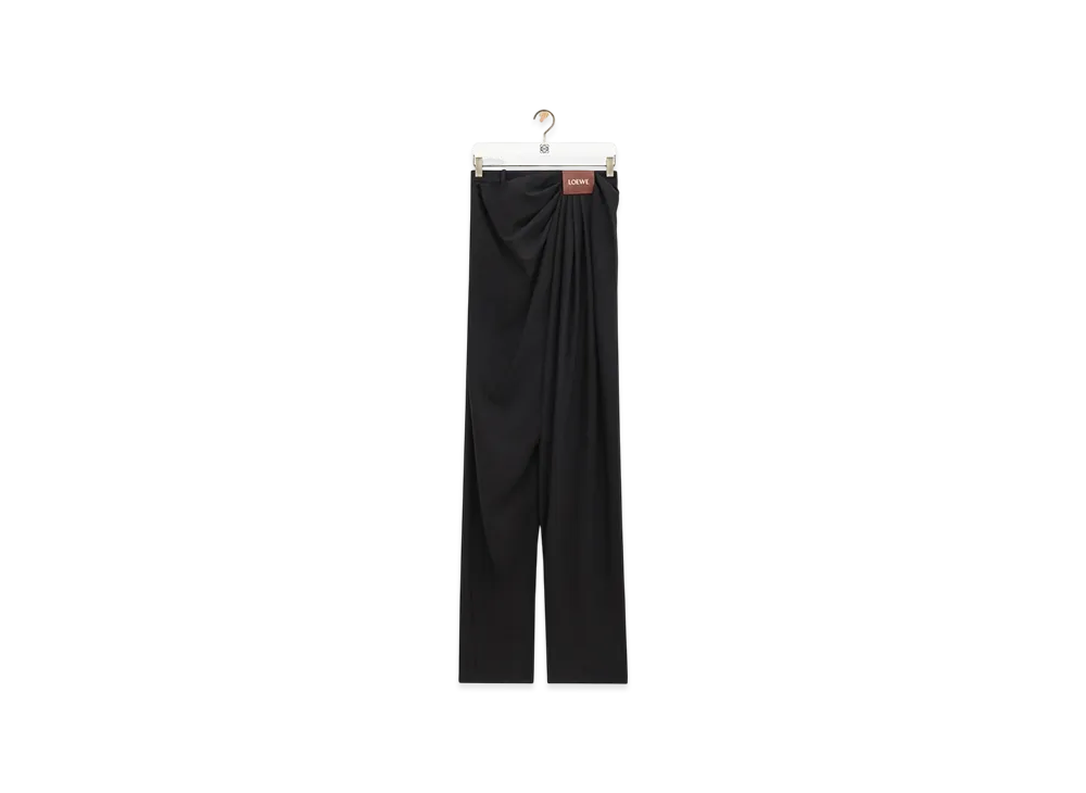 LOEWE Draped Trousers "Black"