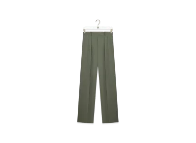 LOEWE Trousers "Khaki Green"