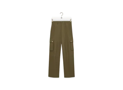 LOEWE Cargo Trousers "Khaki Green"