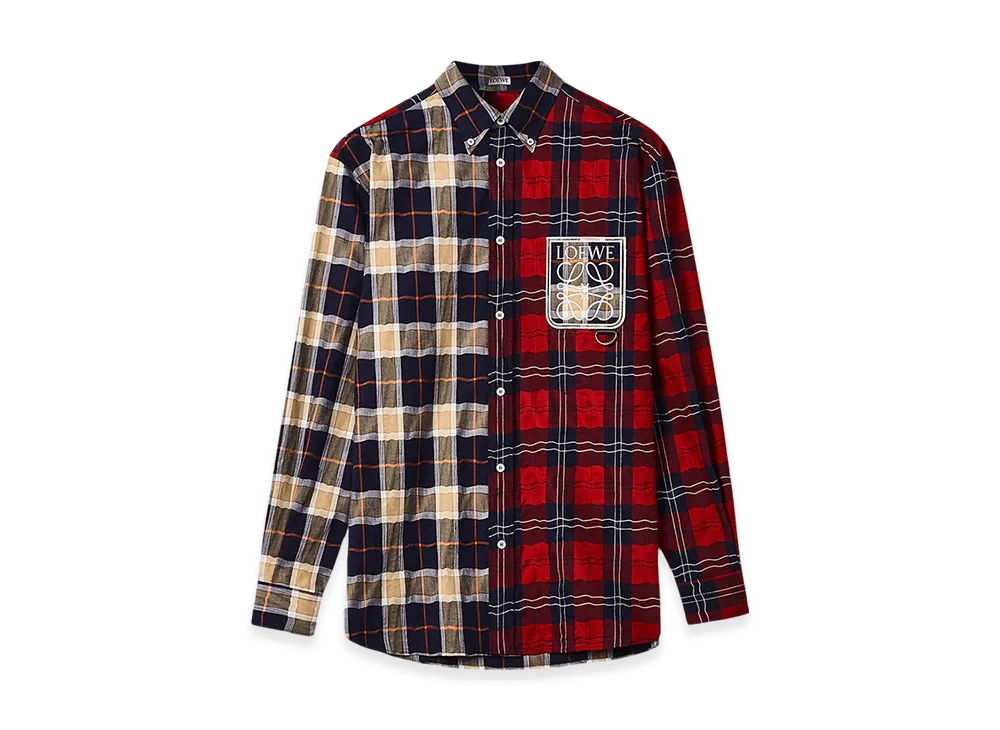 LOEWE Patchwork Check Shirt "Multicolor"