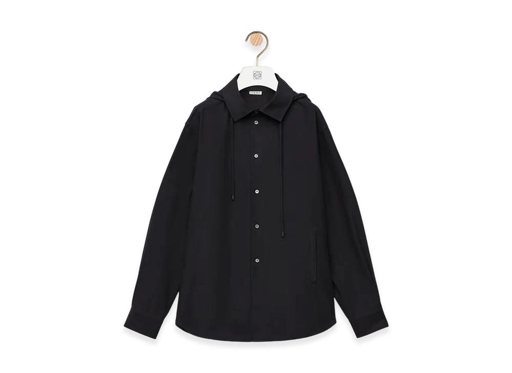 LOEWE Hooded Overshirt "Black"