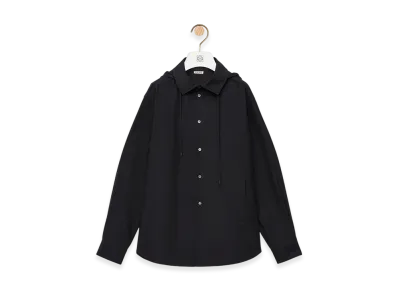 LOEWE Hooded Overshirt "Black"