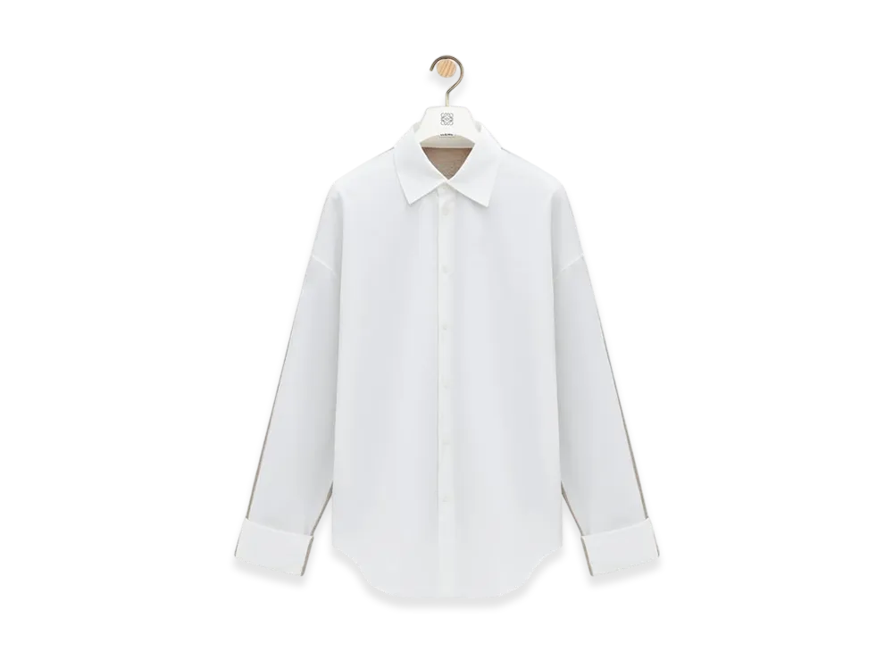 LOEWE Hybrid Shirt "White/Beige"