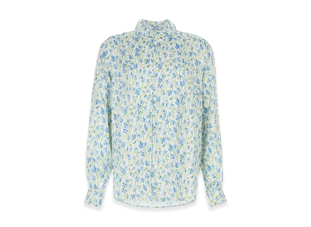 LOEWE Printed Satin Shirt "Floral"