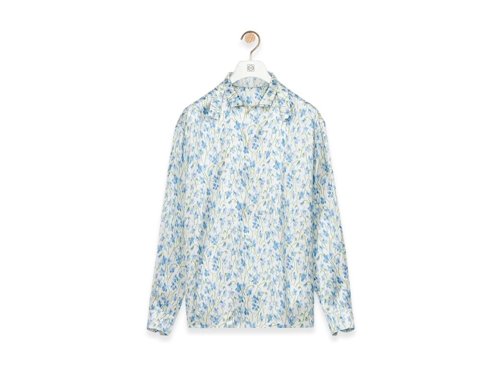 LOEWE Shirt "White/Blue"