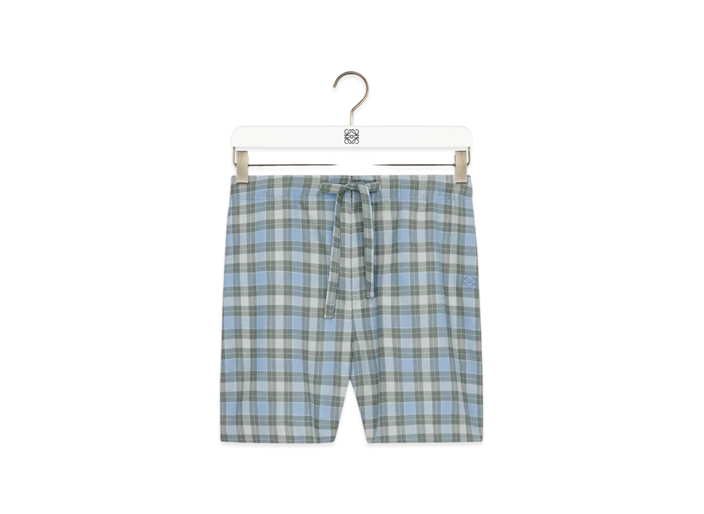LOEWE Shorts "Light Blue/White"