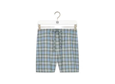 LOEWE Shorts "Light Blue/White"