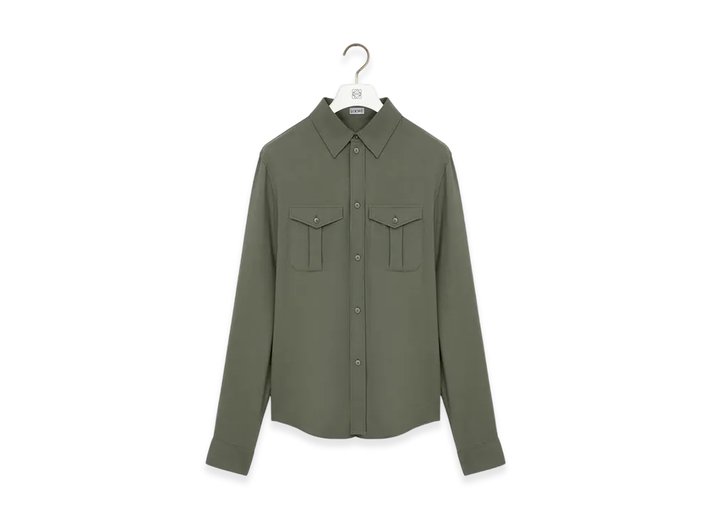 LOEWE Shirt "Khaki Green"