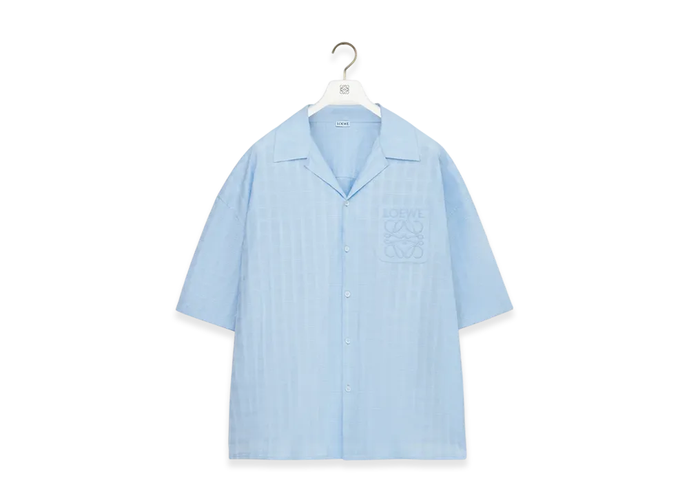 LOEWE Short-Sleeve Shirt "Light Blue"
