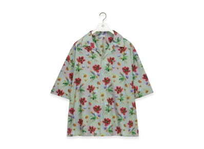 LOEWE Short-Sleeve Shirt "Green/Red"