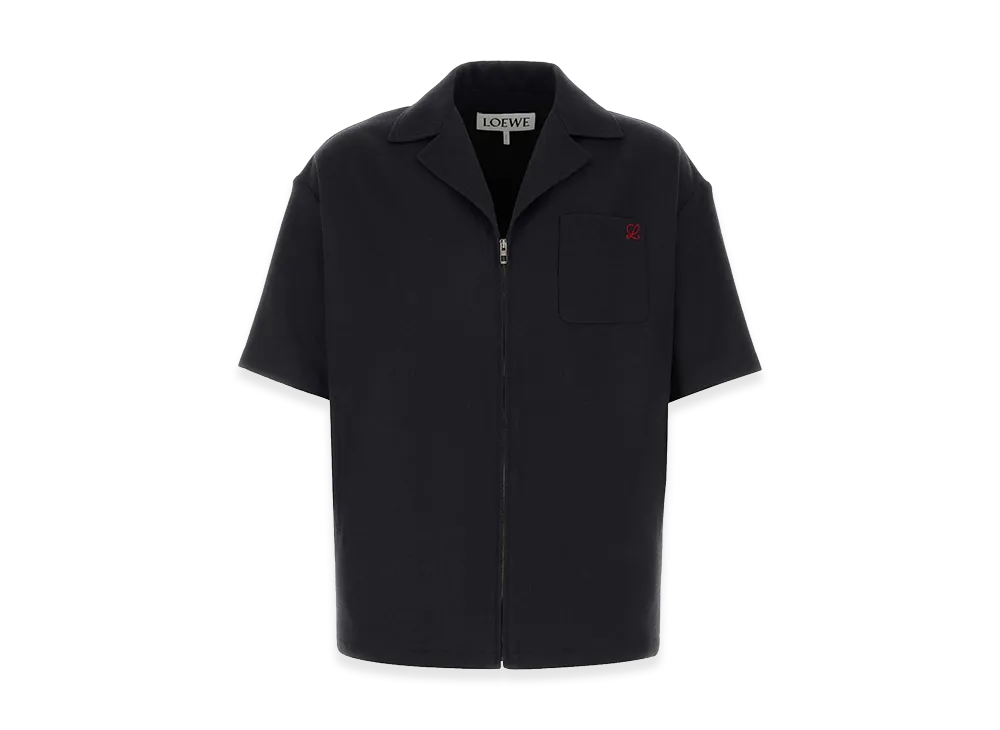 LOEWE Wool Shirt "Blue"