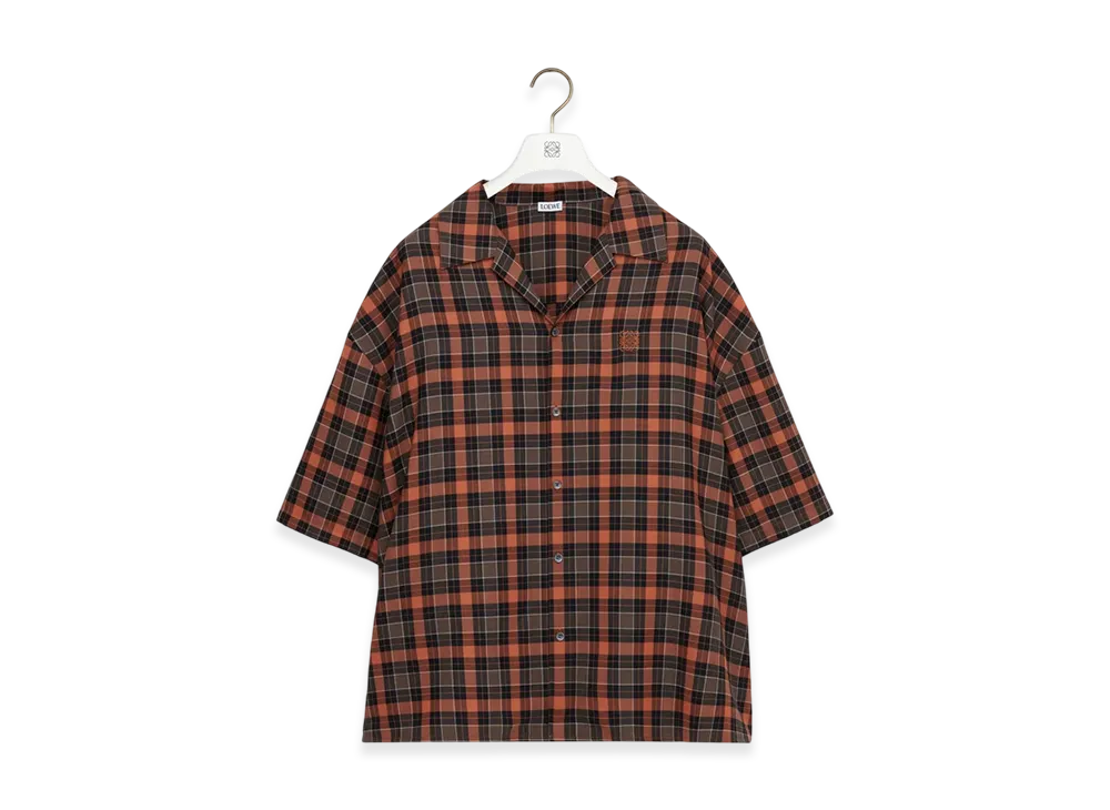 LOEWE Short-Sleeve Shirt "Orange/Black"