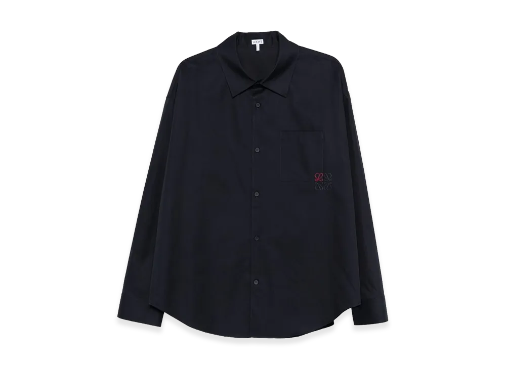 LOEWE Cotton Twill Shirt "Blue"