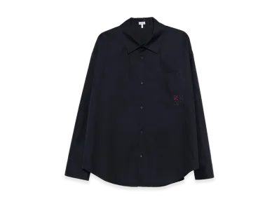 LOEWE Cotton Twill Shirt "Blue"