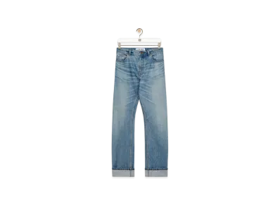 LOEWE Straight-Leg Jeans "Vintage Blue"