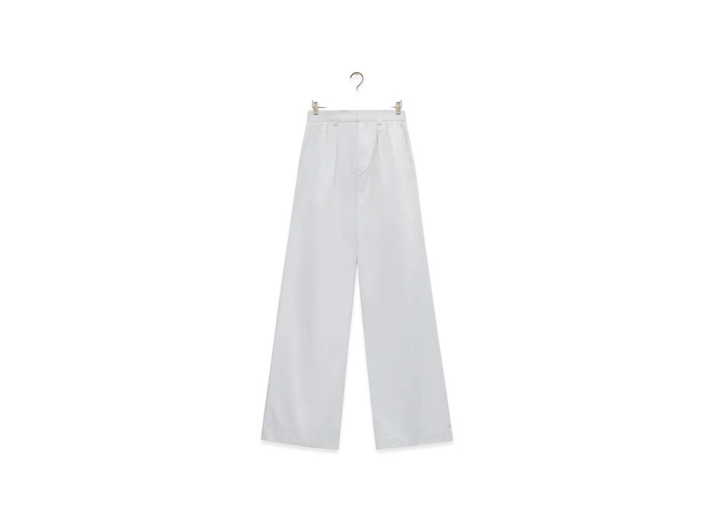 LOEWE Pleated Trousers "White"