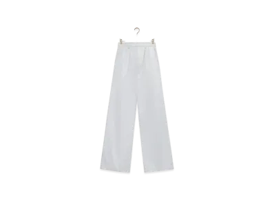 LOEWE Pleated Trousers "White"
