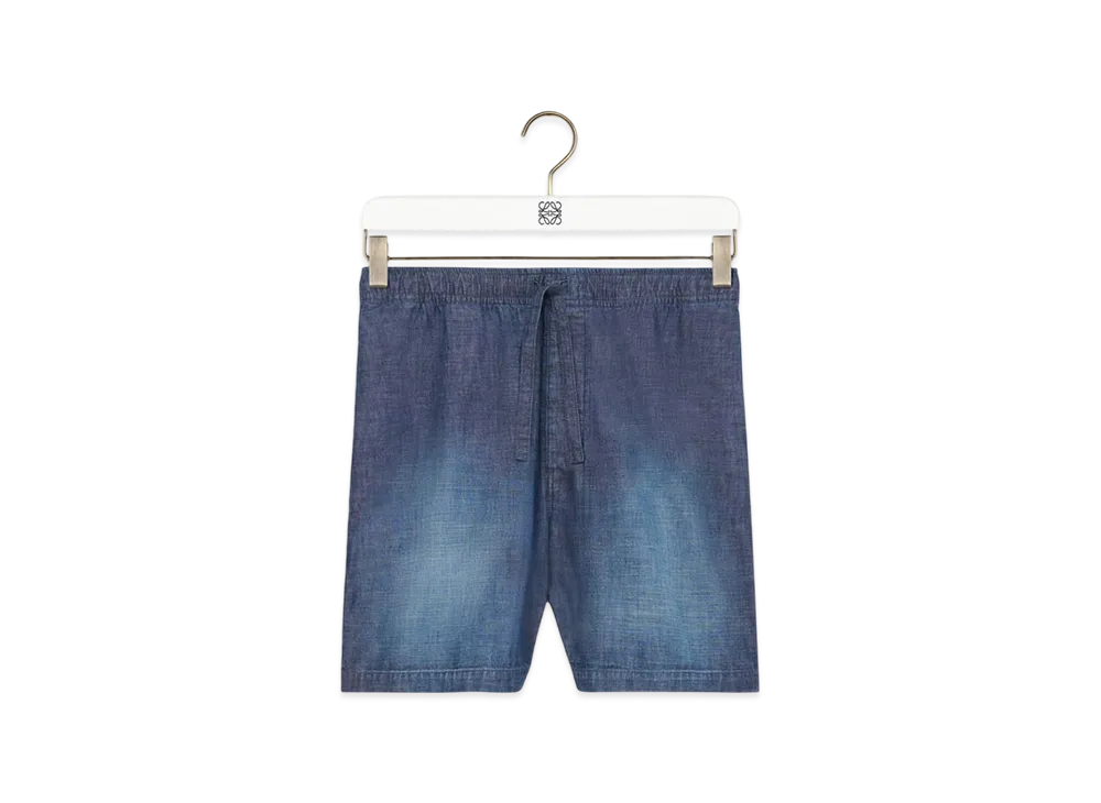 LOEWE Shorts "Washed Blue"