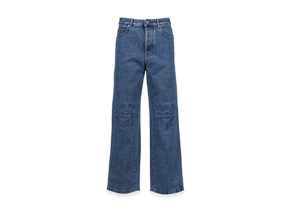 LOEWE Anagram Baggy Jeans AF "Mid Blue Denim"