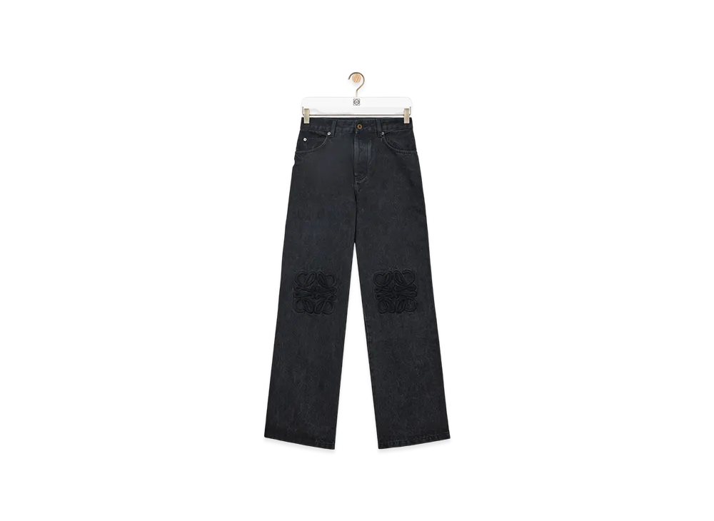LOEWE Anagram Baggy Jeans "Black"