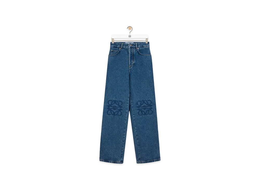 LOEWE Anagram Baggy Jeans "Jeans Blue"