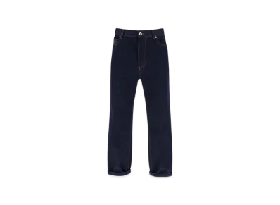 LOEWE Fisherman Turn-Up Jeans In Denim "Indigo"