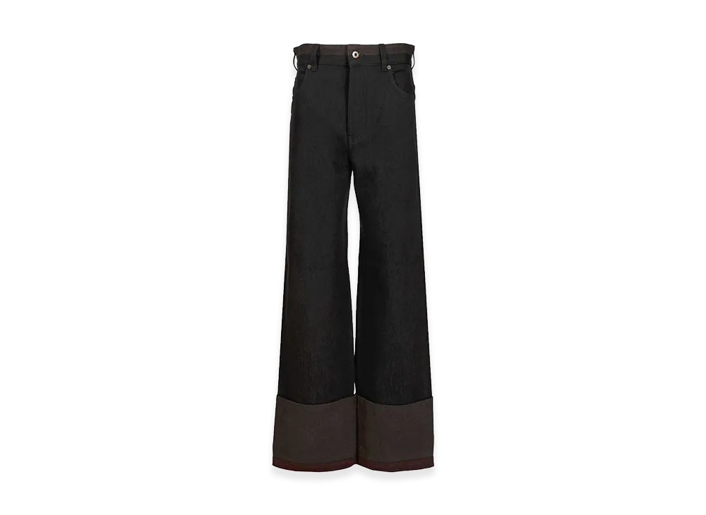 LOEWE Cuffed Denim Jeans "Black"
