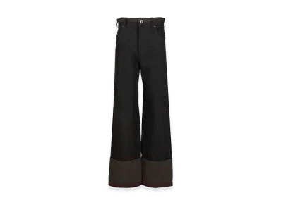 LOEWE Cuffed Denim Jeans "Black"