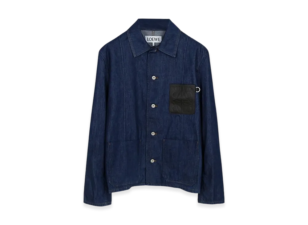 LOEWE Workwear Jacket In Denim "Navy Blue"