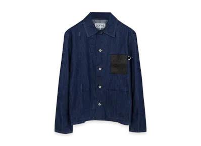LOEWE Workwear Jacket In Denim "Navy Blue"