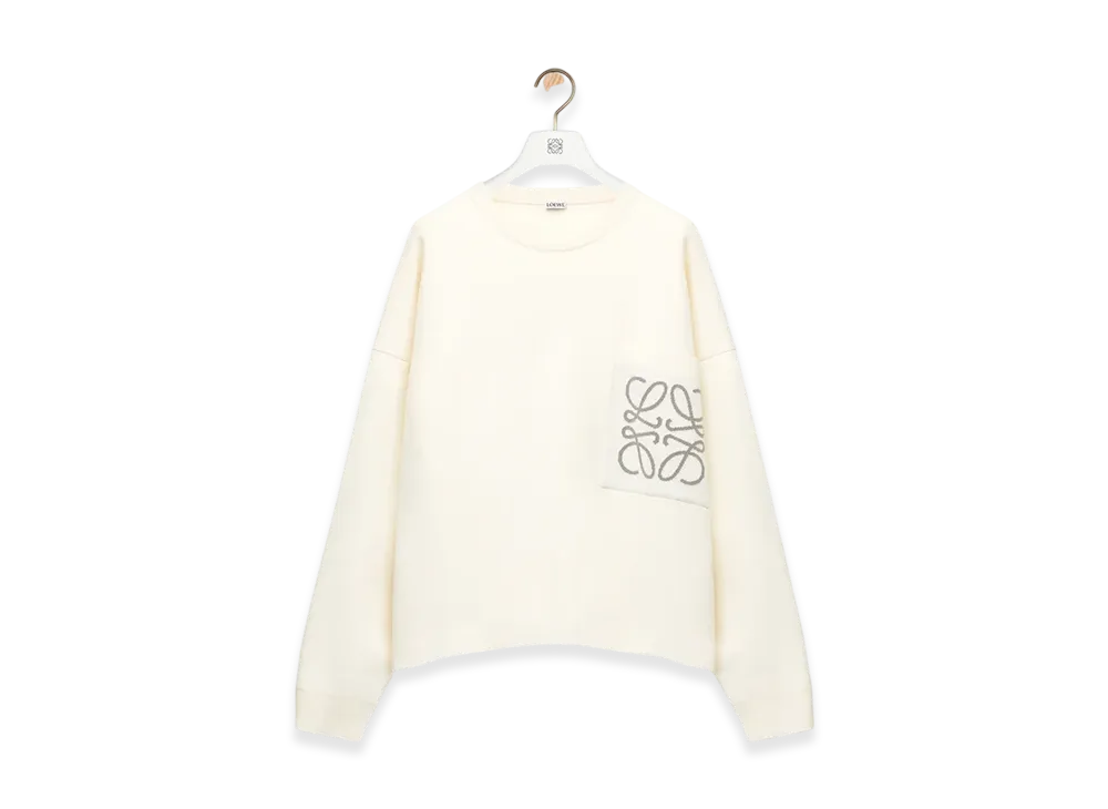 LOEWE Sweater "Soft White"