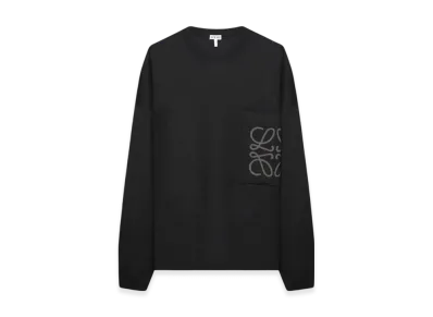 LOEWE Anagram Sweater in Cotton "Black"