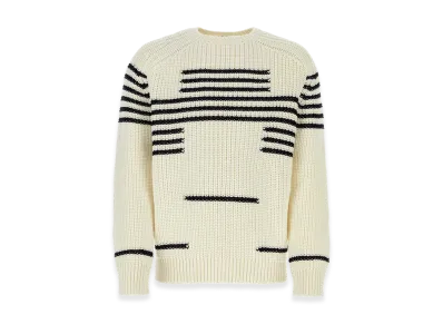 LOEWE Ivory Wool Blend Sweater "White"