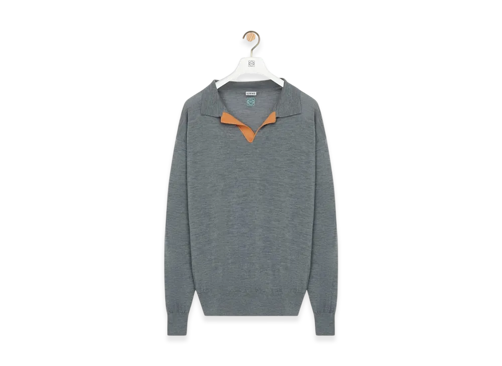 LOEWE Polo Sweater "Grey"