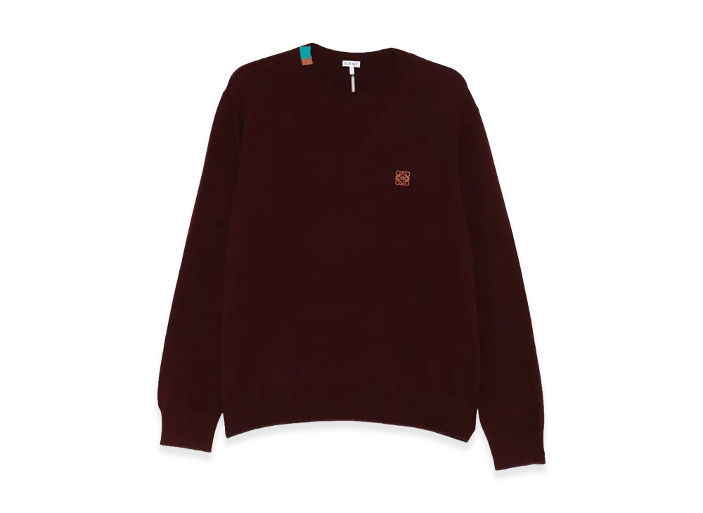 LOEWE Wool Sweater "Bordeaux"