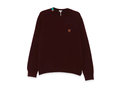 LOEWE Wool Sweater "Bordeaux"