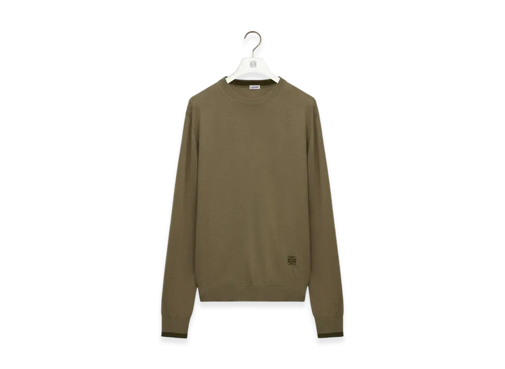 LOEWE Sweater "Green/Khaki Green"