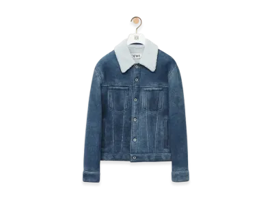 LOEWE Jacket "White/Indigo Blue"