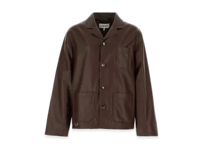LOEWE Leather Jacket "Chocolate"