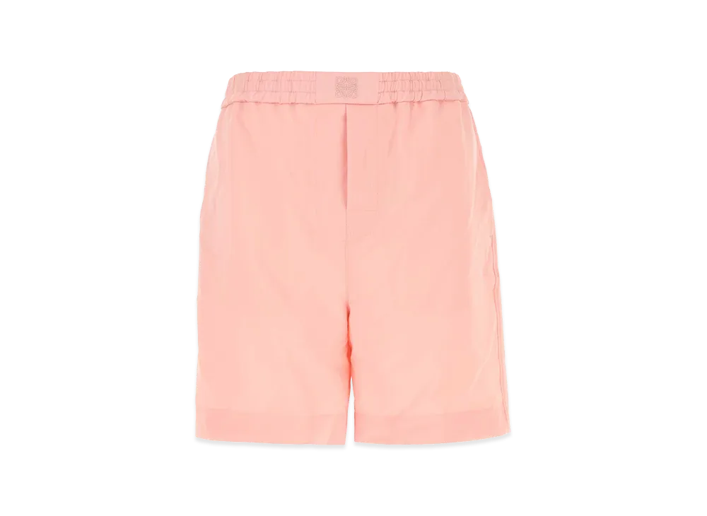 LOEWE Pink Wool Bermuda Shorts "Pink"