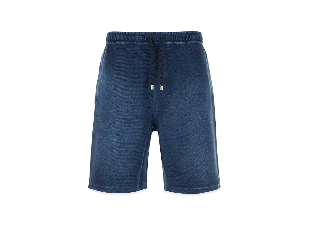 LOEWE Denim Blue Stretch Cotton Bermuda Shorts "Blue"