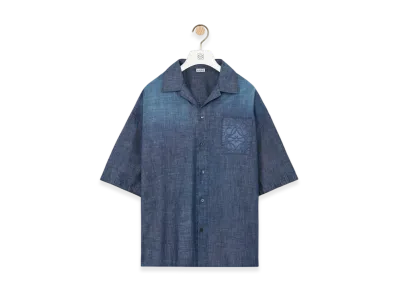 LOEWE Short-Sleeve Shirt "Washed Blue"